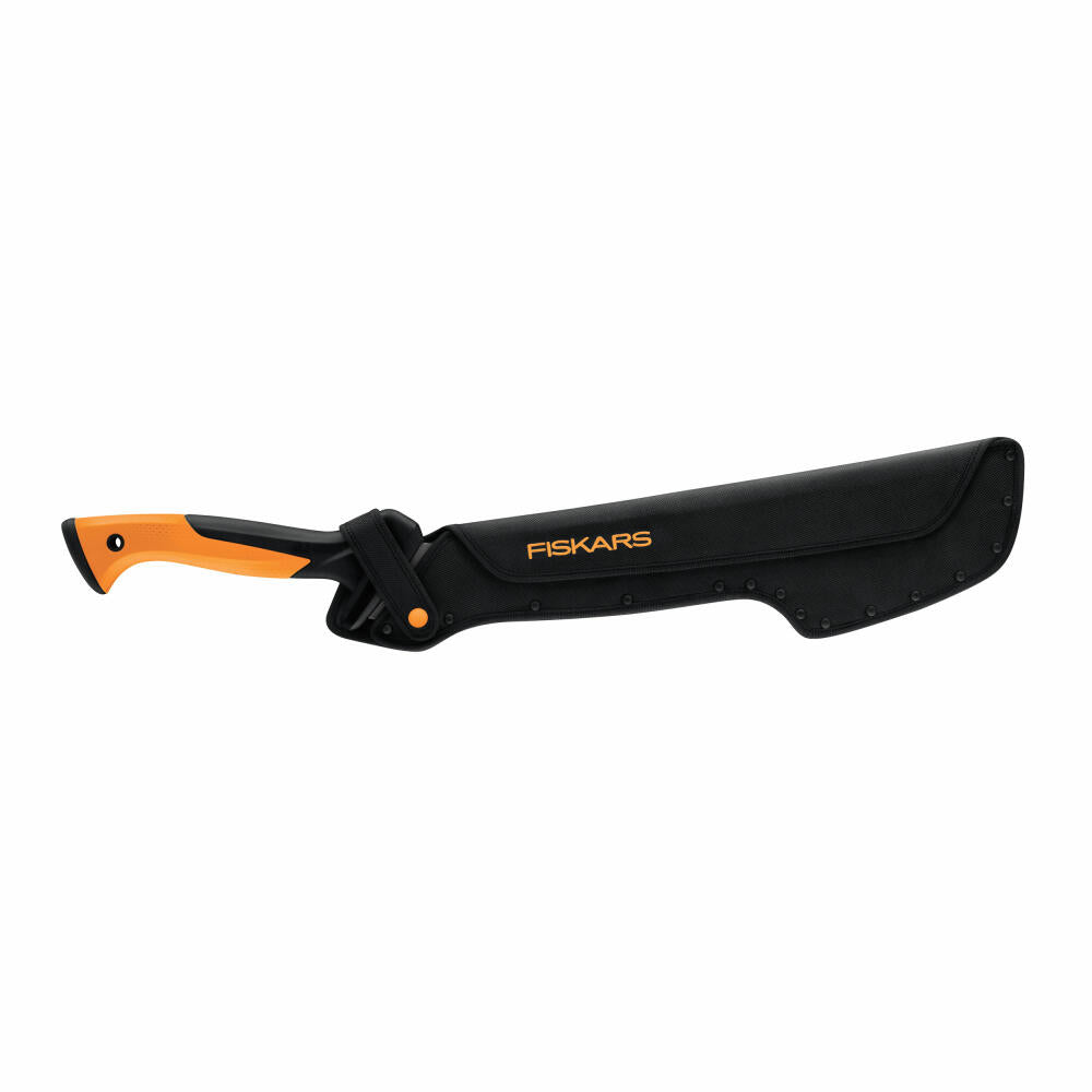 Fiskars Machete-Axt Solid CL-581, Gartenmachete, Stahl, Kunststoff, Schwarz, Orange, 80 cm, 1051236