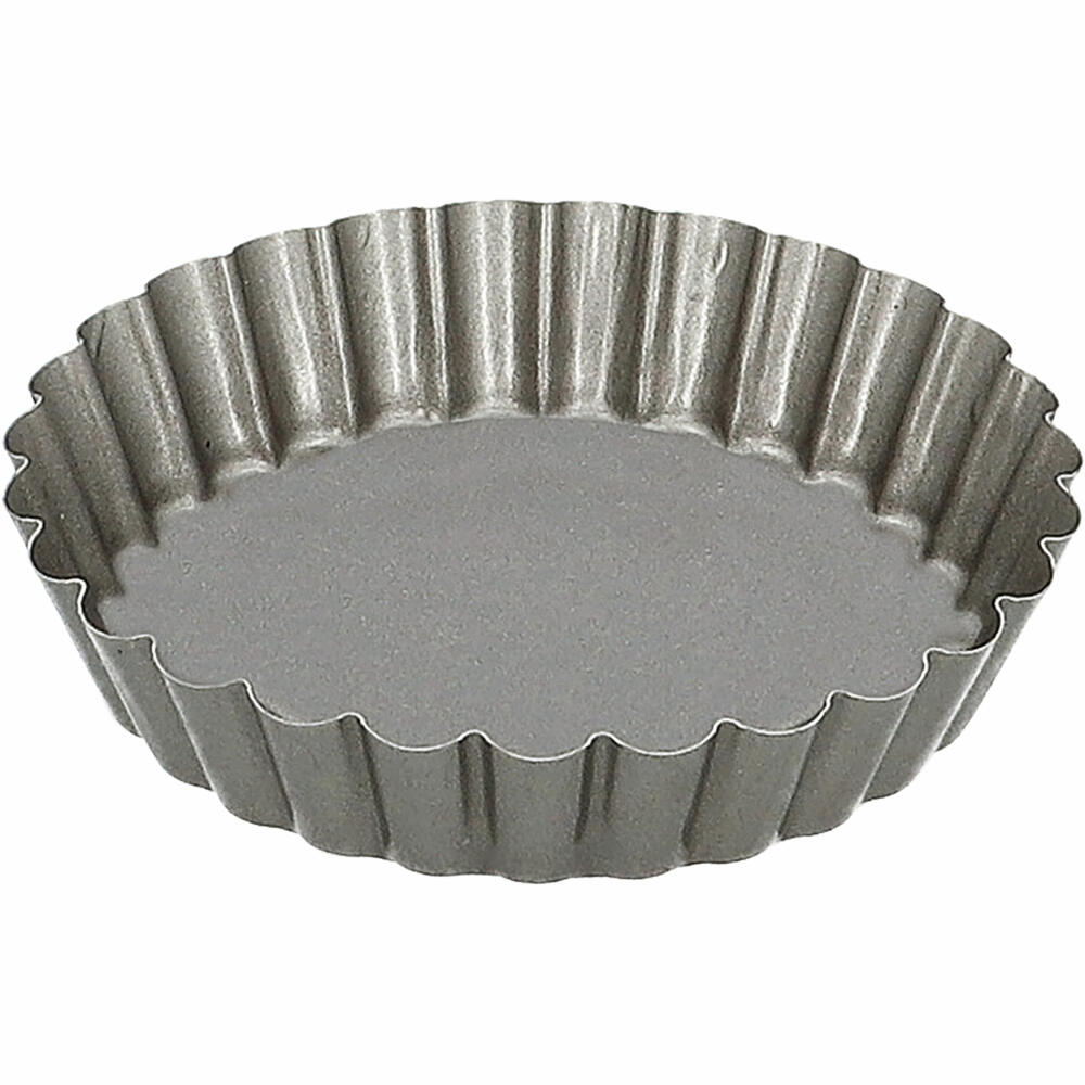 Birkmann Bakers Best tart tin, baking pan, tartlet pan, carbon steel, Ø 10 cm, 886285