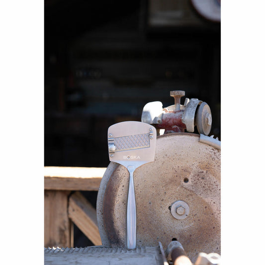 Boska Parmesan Cheese Slicer Monaco+, Cheese Grater, Cheese Scraper, Stainless Steel, Silver, 21 cm, 307103