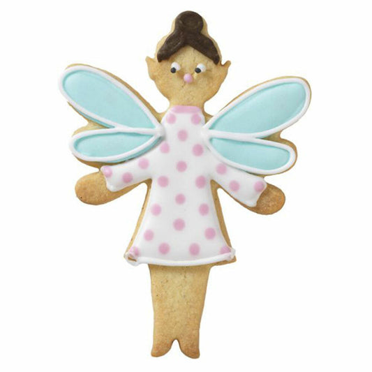 Birkmann Ausstechform Fee Stehend, Ausstecher, Plätzchenform, Keks, Plätzchen, Edelstahl, 11 cm, 197312