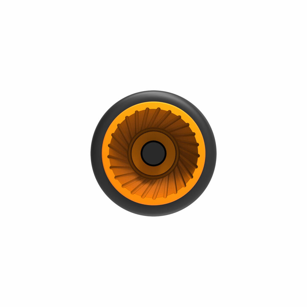 Fiskars Schlauchdüse, Gartensprüher, Schlauchsprüher, Kunststoff, Schwarz, Orange, 1027088