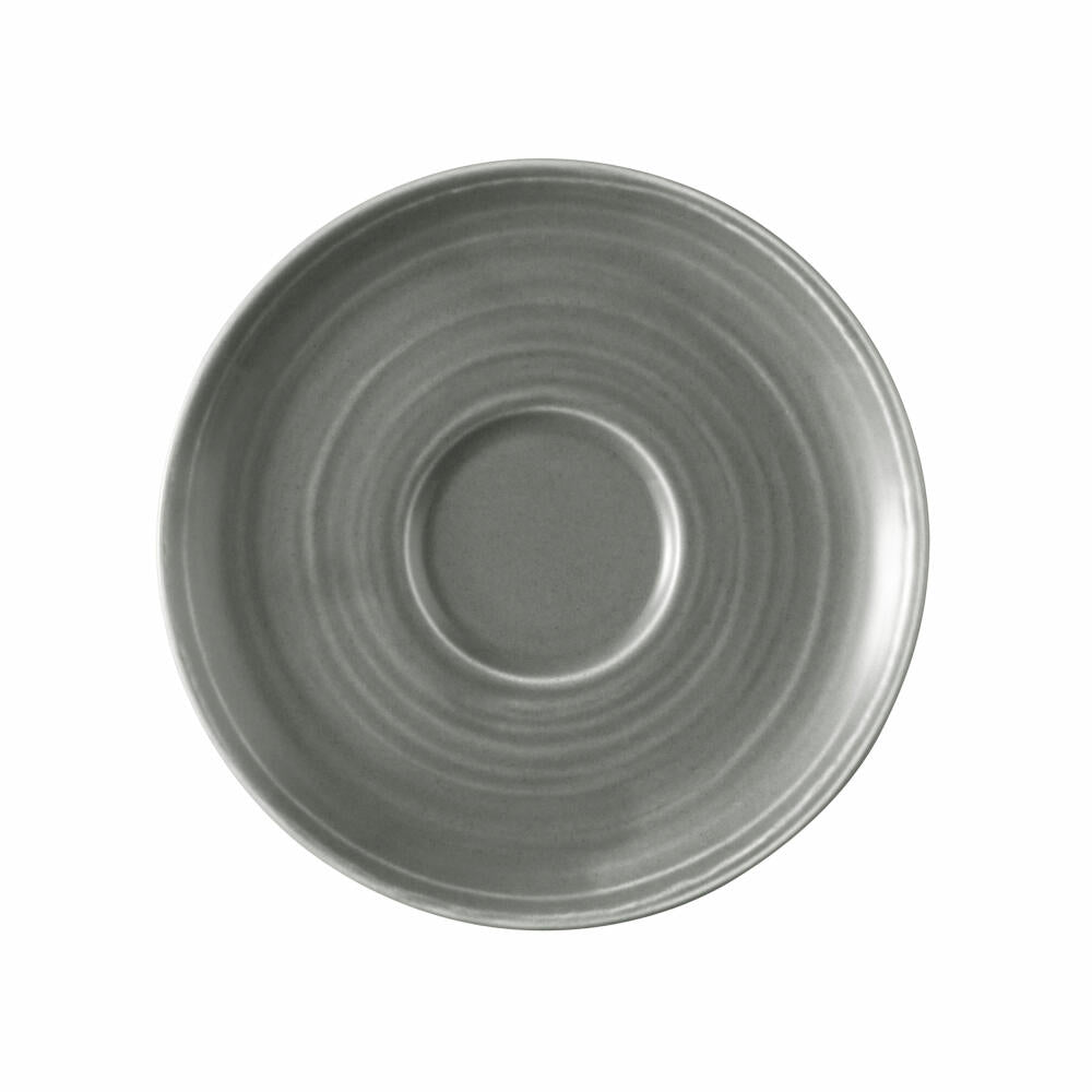 Seltmann Weiden Terra combination saucer large, saucer, porcelain, pearl grey, Ø 16.1 cm, 001.764989