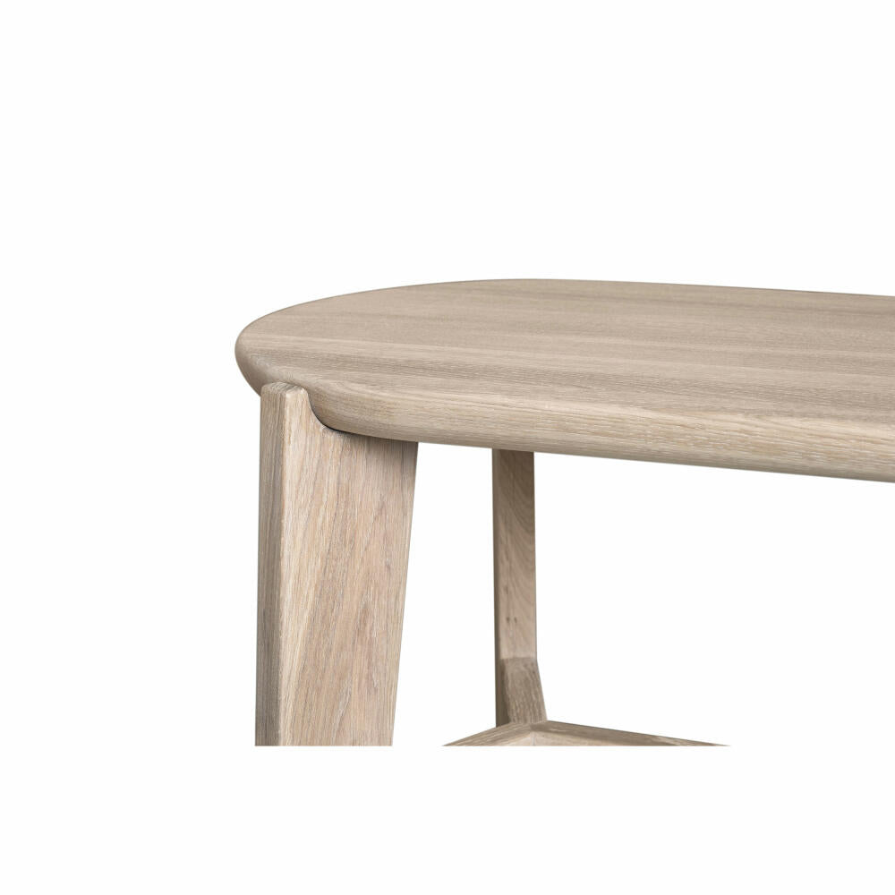 Blomus Sitzbank Eli Farbton Holz, Bank, Eiche, Weiß, 110 x 39 x 45 cm, 66510