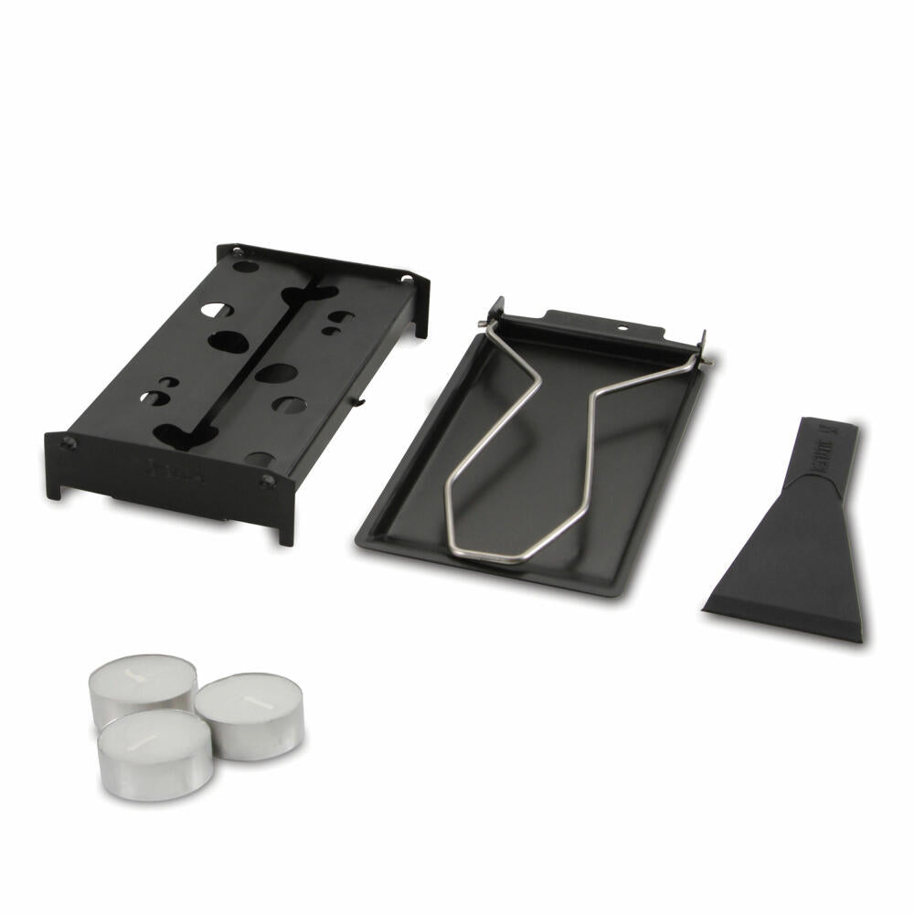 Boska Partyclette Explore ToGo Milano, Raclettegrill, Käsegrill, Käse Raclette Grill, Käsezubehör, Edelstahl, 852045