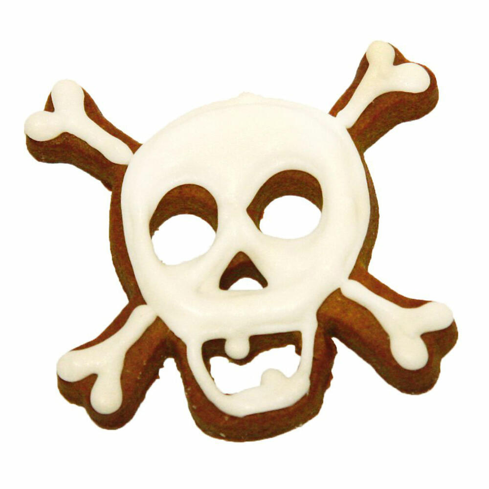Birkmann cookie cutter skull, cookie cutter, cookie shape, biscuit, cookies, stainless steel, 7 cm, 192935