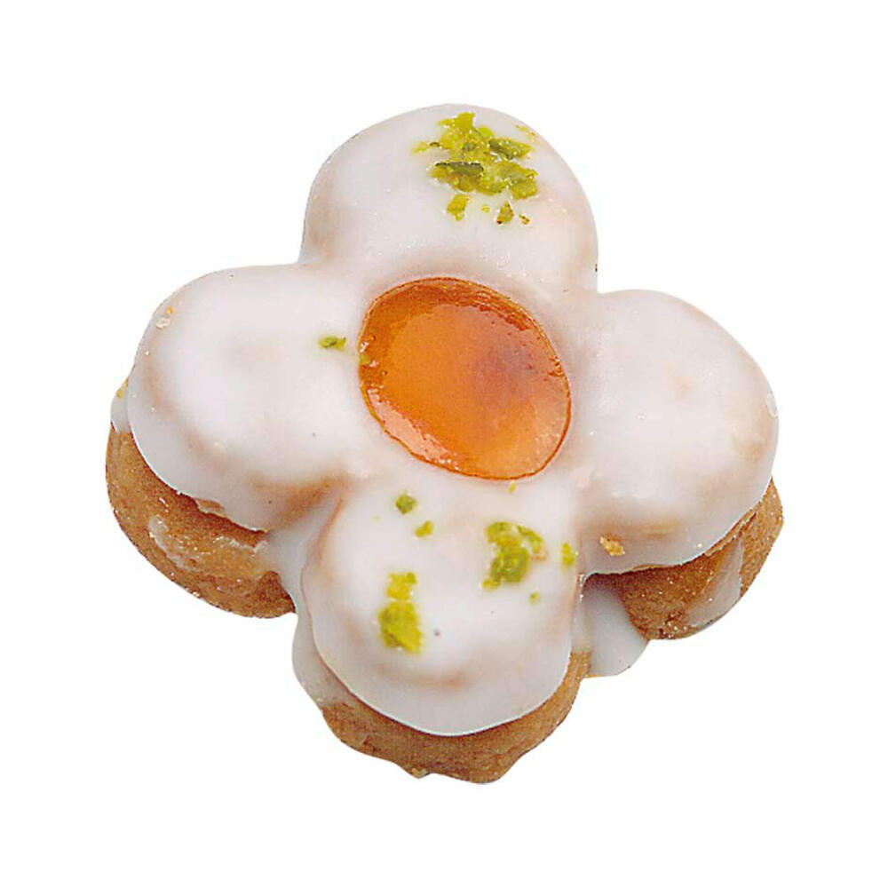 Städter Linzer-Ausstecher mit Auswerfer 4er-Rosette, Ausstechform, Plätzchenform, Keks, Plätzchen, Edelstahl, Ø 4.8 cm, 954312