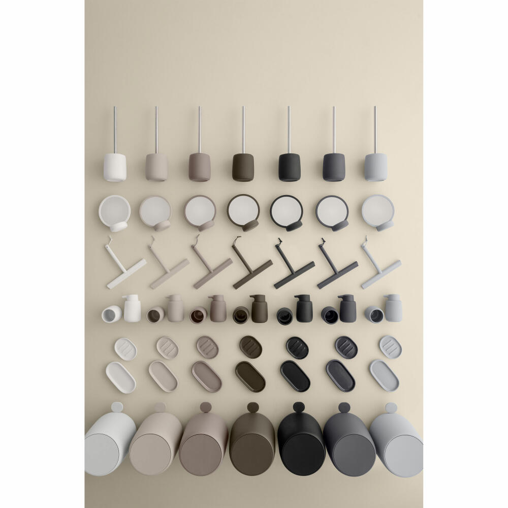 Blomus Sono pedal bin, trash can, waste bin, bathroom trash can, Moonbeam, 3 L, 66324