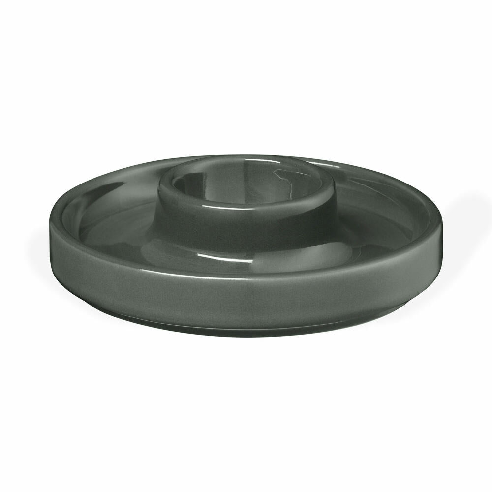 Blomus Pilar egg cups, set of 2, egg cups, egg holder, egg cups, ceramic, Agave Green, 64270