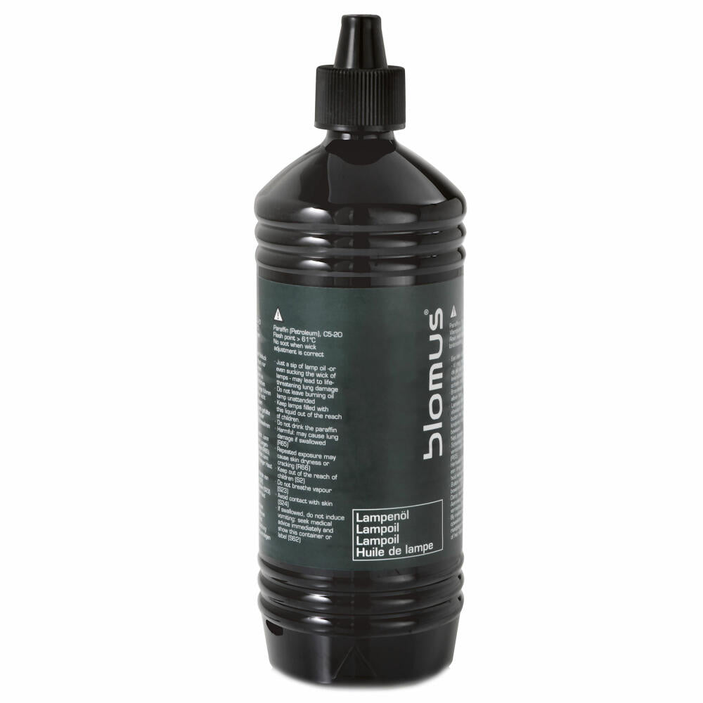 Blomus lamp oil set of 3, clear, oil for garden torch Orchos, Palos, Lympos etc., 1 liter, 31032