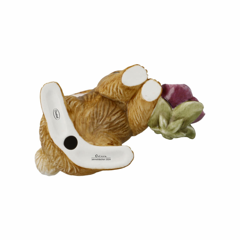 Goebel Figur Hase - Jahreshäschen 2024, Porzellan, Bunt, Jahresedition, 66845681