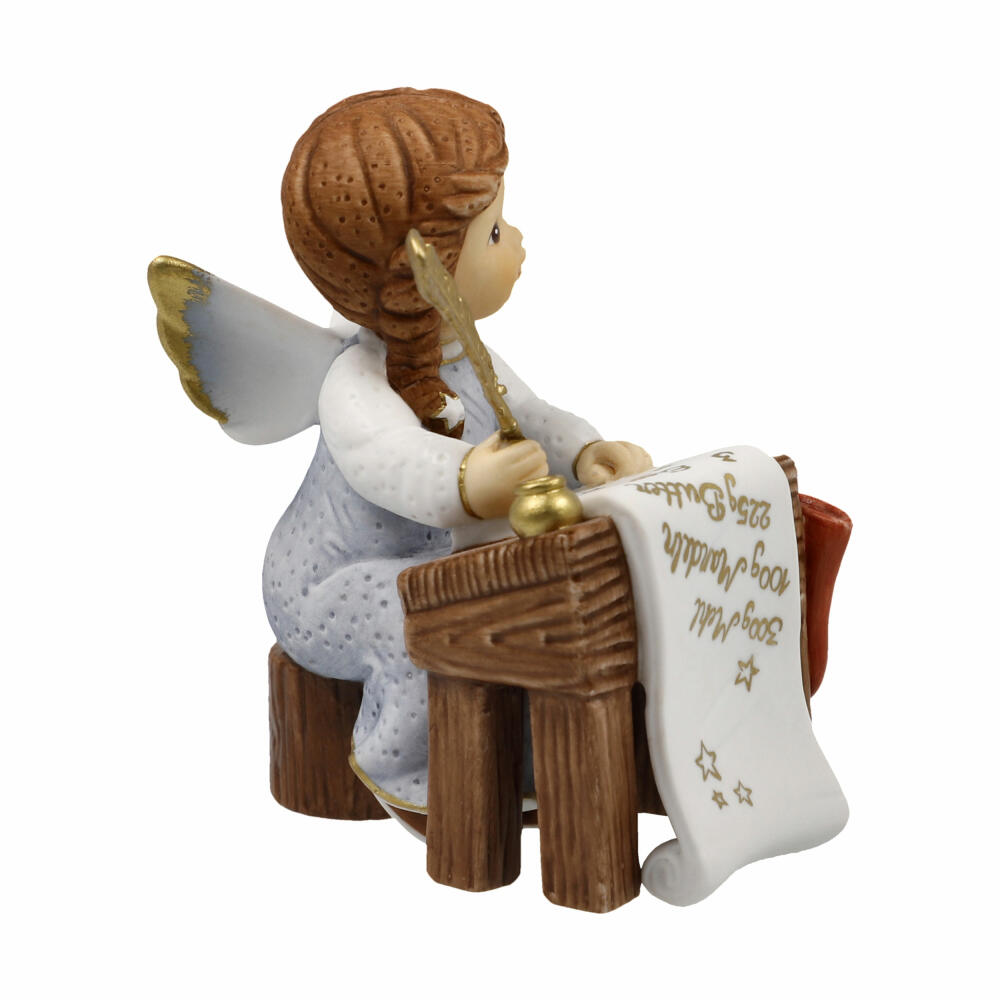 Goebel Engel Meine Lieblingsrezepte, Biskuit-Porzellan, Bunt, 9.5 cm, 11751091