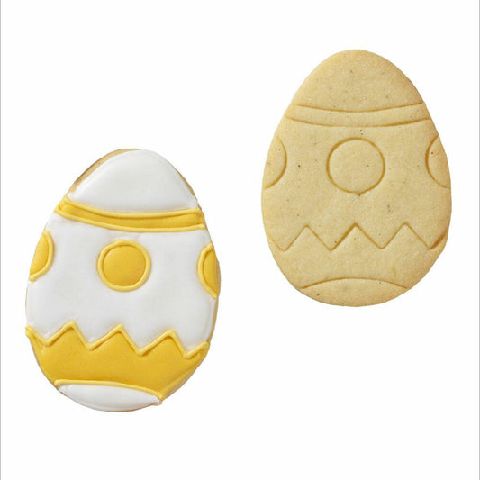 Birkmann Ausstechform Ei 2, Ausstecher, Plätzchenform, Keks, Plätzchen, Edelstahl, 8 cm, 197411