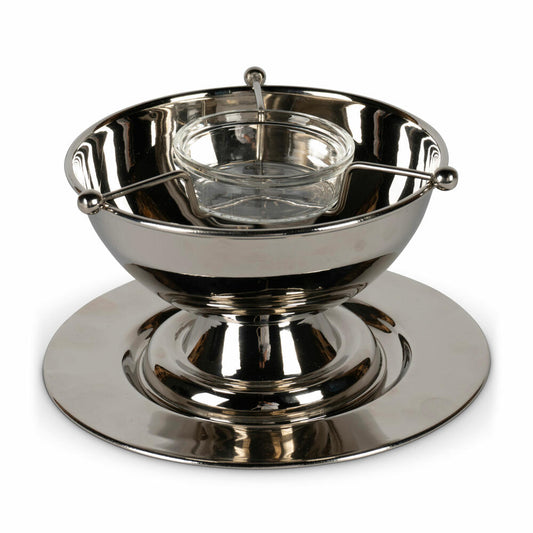 Authentic Models Caviar Bowl, Kaviar-Schale, Schüssel, Servierschale, Aluminium, Ø 16 cm, BA017