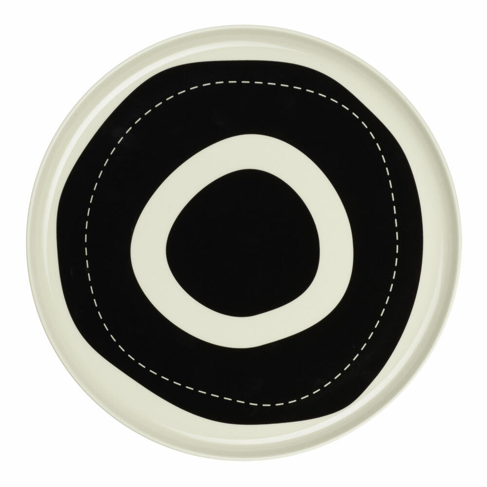 ASA Selection dinner plate Variété Salto, dinner plate, stoneware, glossy black, 27 cm, 58163248