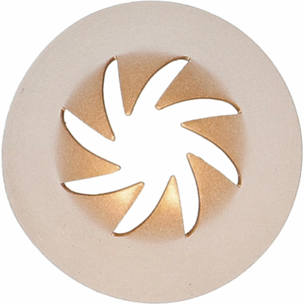 Birkmann Rosentülle Nr.42, Spritztülle, Garniertülle, Backzubehör, Edelstahl, Kupferfarben, Ø 8 mm, 409156