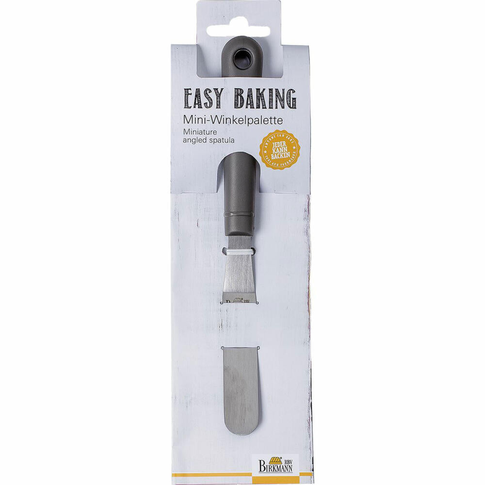 Birkmann Easy Baking Mini-Winkelpalette, Winkel Palette, Streichpalette, Backzubehör, Edelstahl, 20 cm, 430891