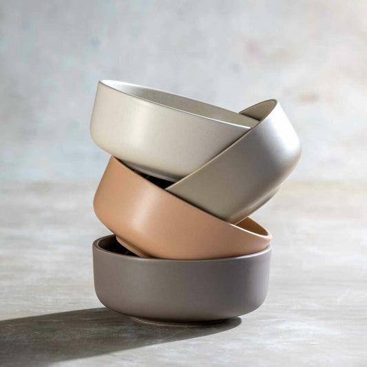 Leonardo Keramikschale ROMA, Schale, Schüssel, Keramik, Beige, 16 cm, 026364