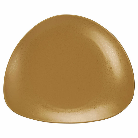 ASA Selection Cuba Ocra Gourmet Plate, Dinner Plate, Gourmet Plate, Stoneware, Yellow, 34 cm, 1219429