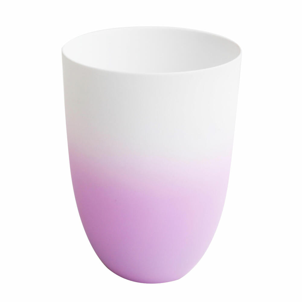 ASA Selection Neon Vase / Lantern, Decorative Vase, Candle Holder, Porcelain, Lilac, H 12 cm, 10113129