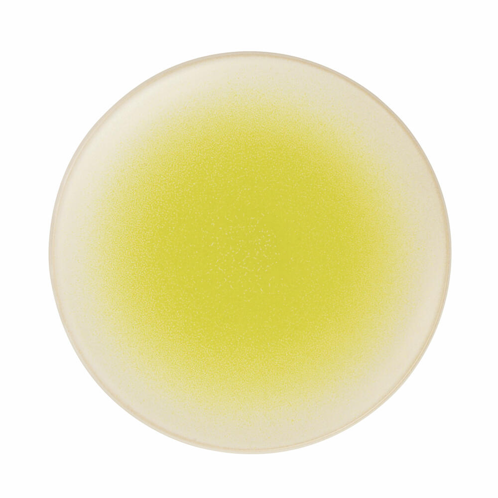 ASA Selection dessert plate Koi, cake plate, porcelain, yellow, 19 cm, 14140199