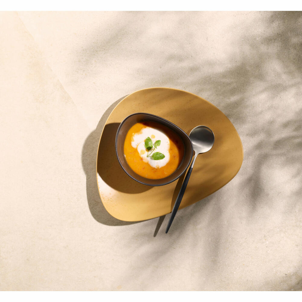 ASA Selection Cuba Ocra dinner plate, dinner plate, dining plate, stoneware, yellow, 27.5 cm, 1210429