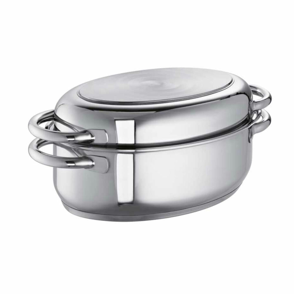 Schulte-Ufer Multi-Roaster, Universal Roaster, Stainless Steel 18/10, 27x17 cm, 5 L, 6789-30