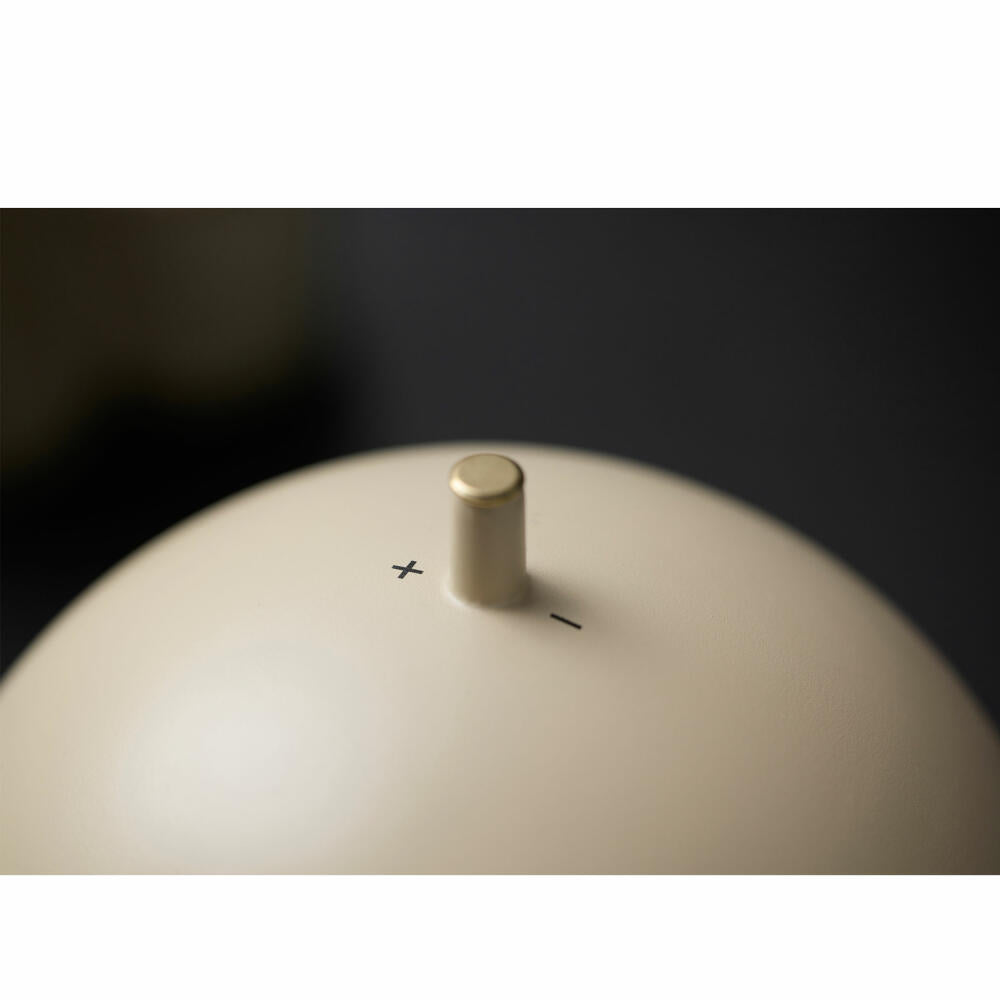 Hoptimist Lautsprecher Speaker XL Soft Latte, ABS-Kunststoff, Stahl, Beige, 23 cm, 33146