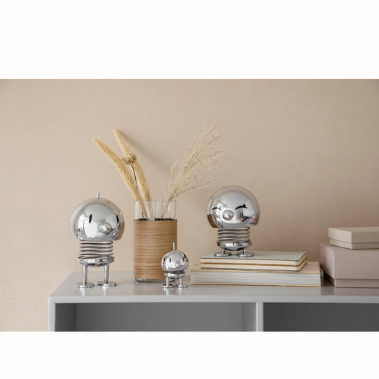 Hoptimist LED-Lampe L Chrome, Leuchte, ABS-Kunststoff, Stahl, Chromfarben, 15 cm, 32945