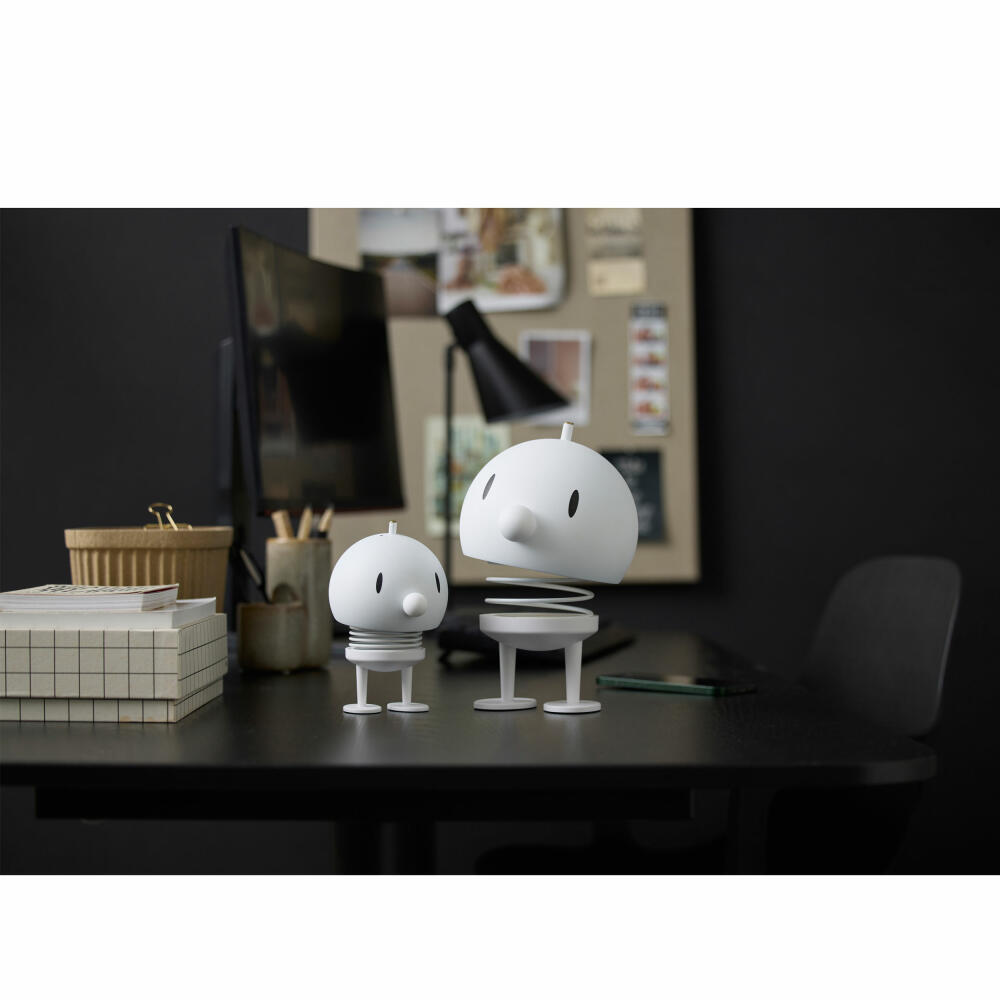 Hoptimist Lautsprecher Speaker L Soft White, ABS-Kunststoff, Stahl, Weiß, 23 cm, 33159