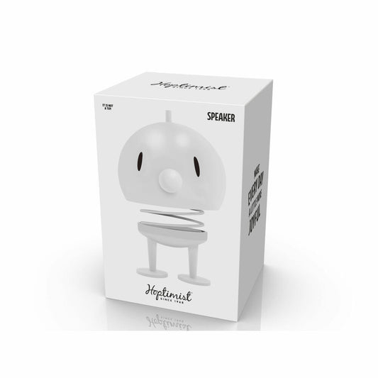 Hoptimist Lautsprecher Speaker XL Soft White, ABS-Kunststoff, Stahl, Weiß, 23 cm, 33145
