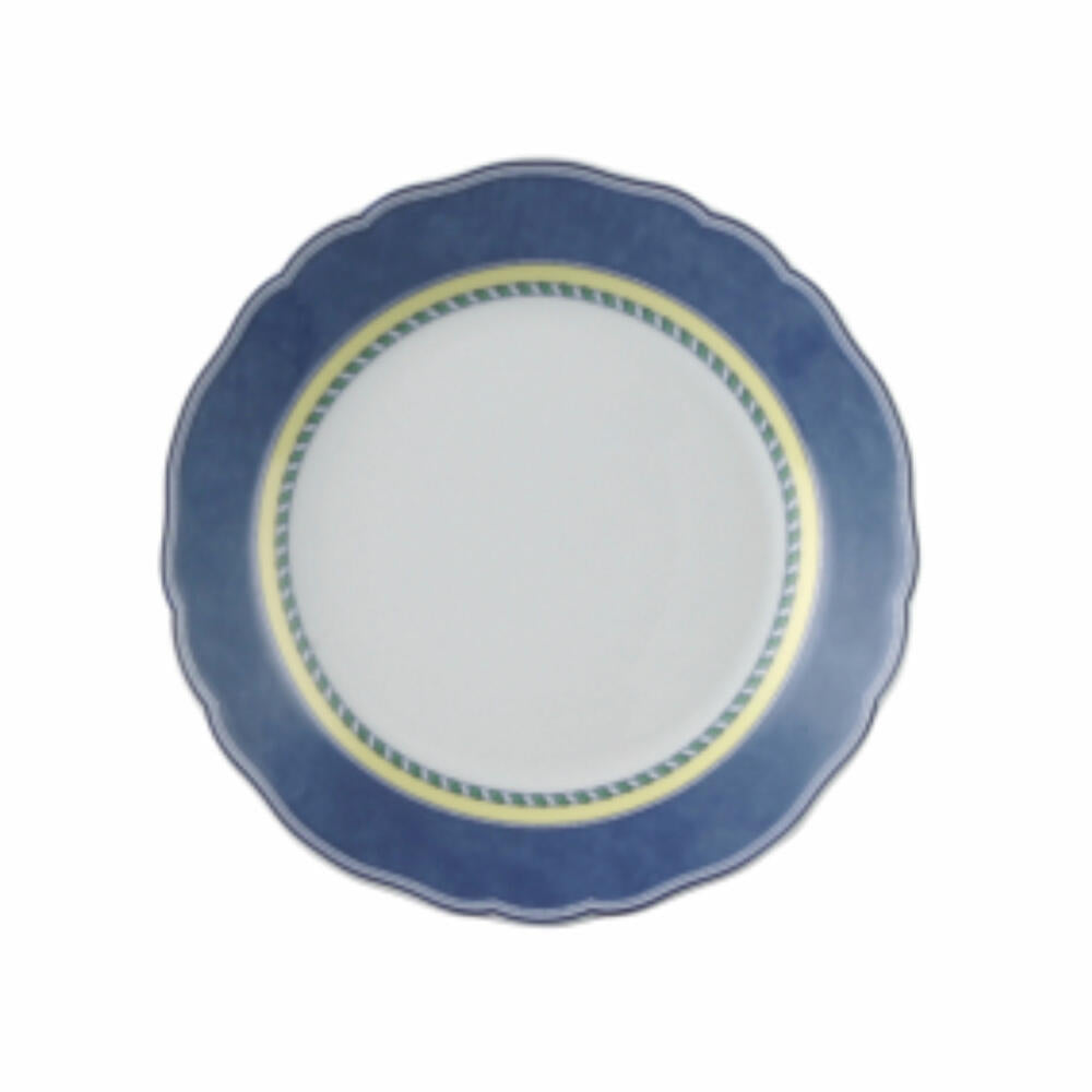 Hutschenreuther Maria Theresia bread plate with flag, Medley, porcelain, 17 cm, 10017