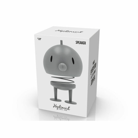 Hoptimist Lautsprecher Speaker XL Soft Grey, ABS-Kunststoff, Stahl, Grau, 23 cm, 33147