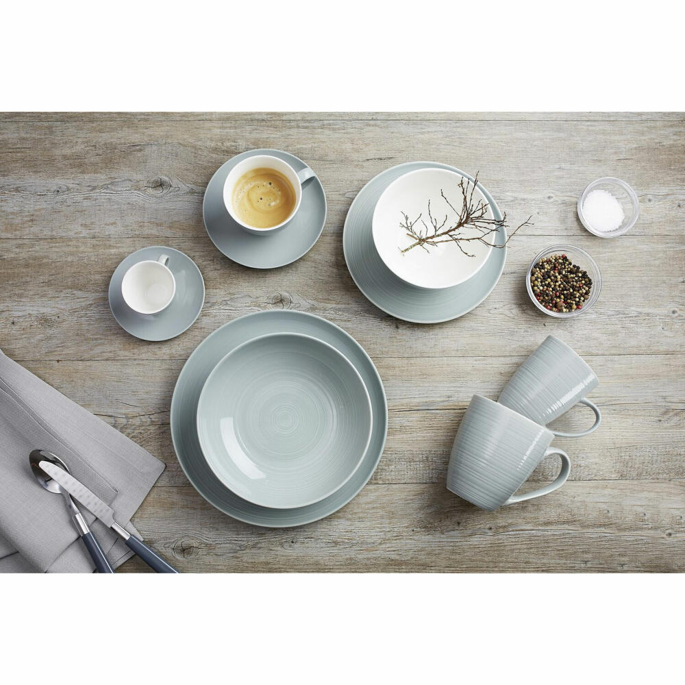 Ritzenhoff & Breker Suomi Jumbo-Tasse, Kaffeetasse, Becher, Porzellan, Blau, 550 ml, 59779