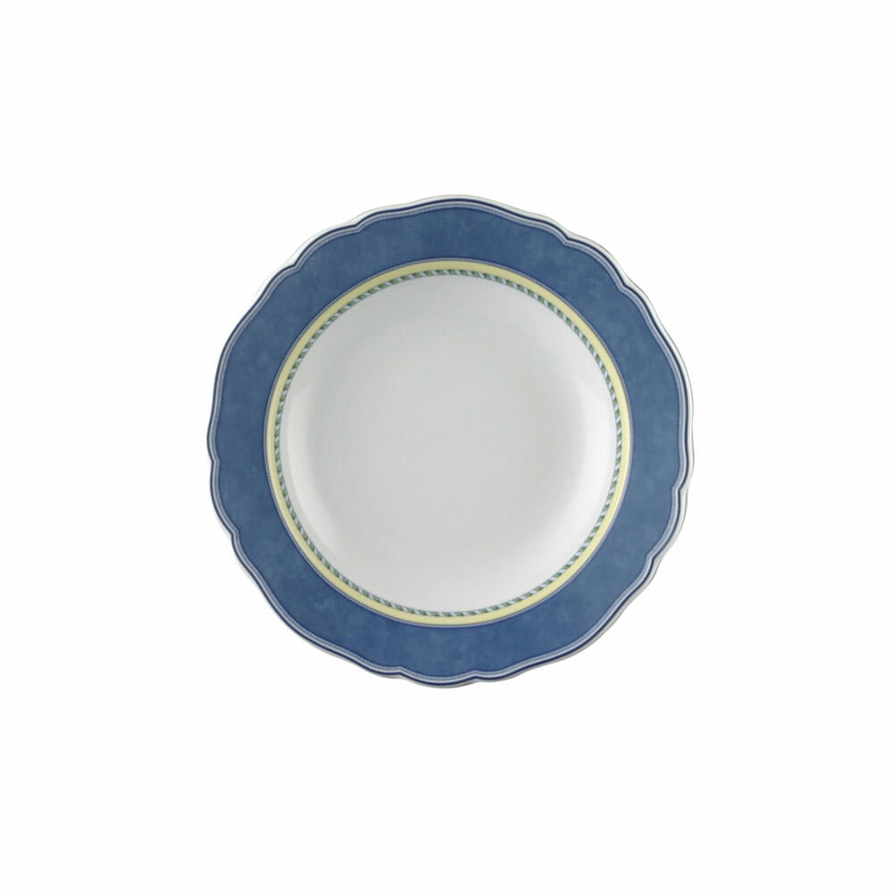 Hutschenreuther Maria Theresia Suppenteller mit Fahne, Medley Mantova, Porzellan, 21 cm, 10121