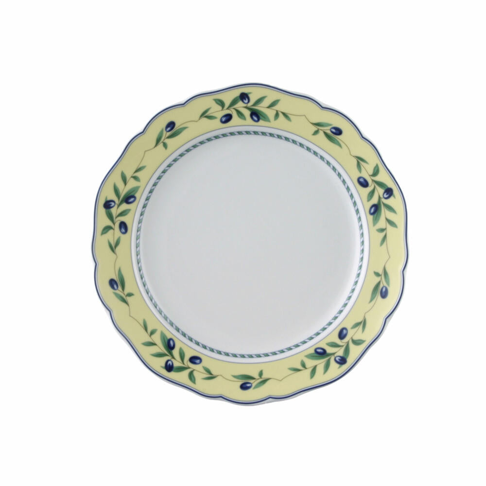 Hutschenreuther Maria Theresia Speiseteller mit Fahne, Medley Valdemossa, Porzellan, 25 cm, 10025