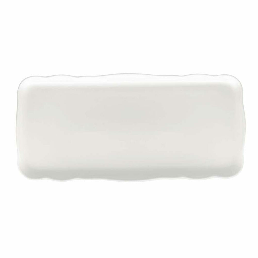 Hutschenreuther Maria Theresia Milch- / Zucker-Tablett, Porzellan, Weiß, Spülmaschinenfest, Länge: 25 cm, 12865