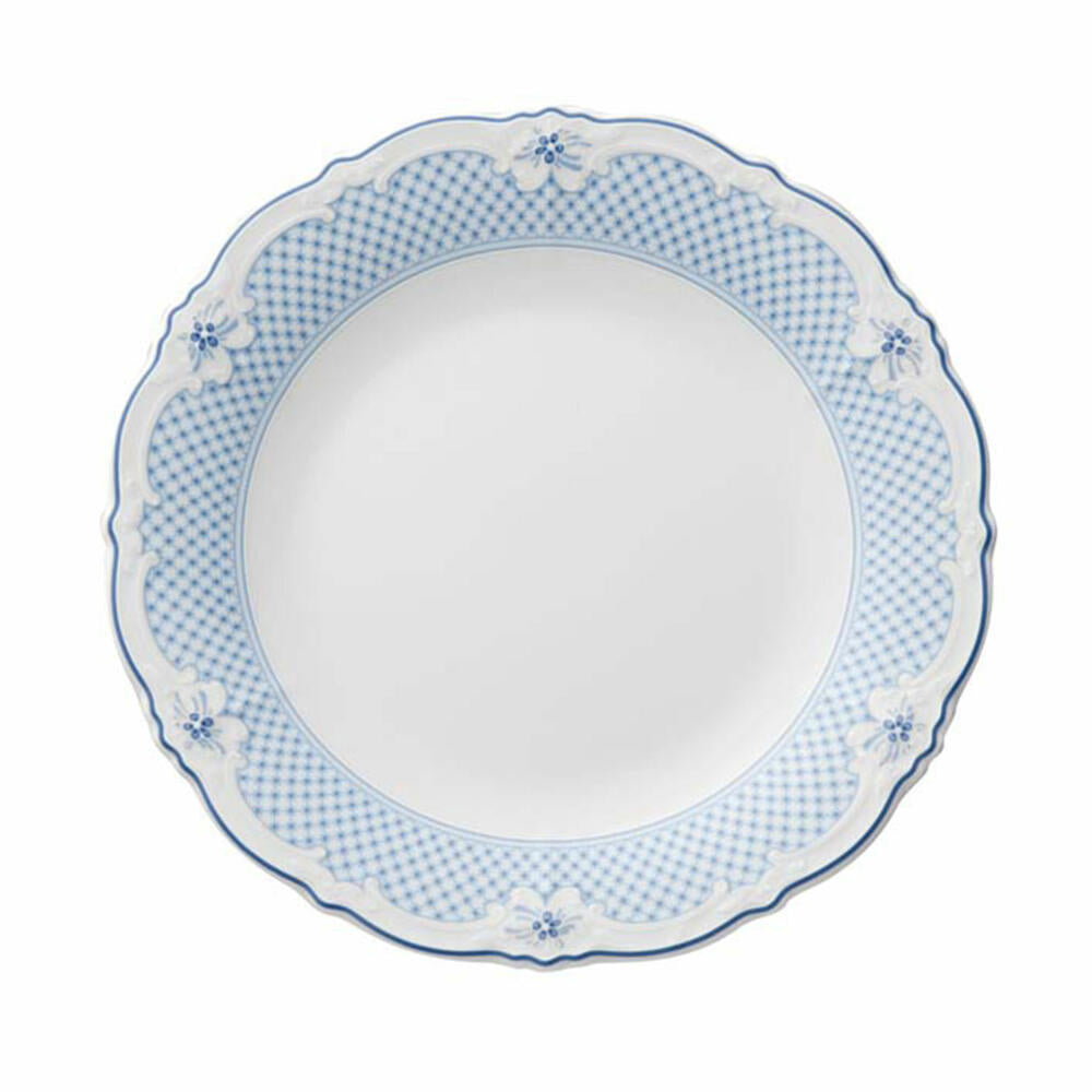 Hutschenreuther Baronesse dinner plate with flag, plate, Estelle, porcelain, Ø 25 cm, 10025