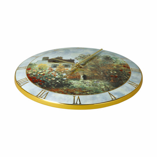 Goebel Wanduhr Claude Monet - Das Künstlerhaus, Artis Orbis, Porzellan, Bunt, 31 cm, 67069041
