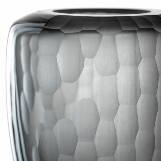 Leonardo Vase Bellagio, Blumenvase, Dekovase, Glas, Anthrazit, 22 cm, 036448