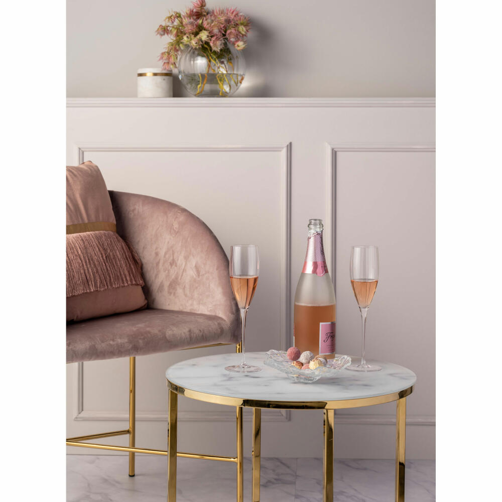 Leonardo ball vase Poesia, flower vase, glass vase, decorative vase, ball vase, soda-lime glass, clear, H 17.5 cm, 038940