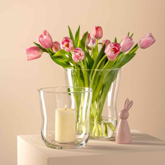 Leonardo Windlicht VITA, Tischlicht, Kerzenhalter, Glas, 24.5 cm, 044069