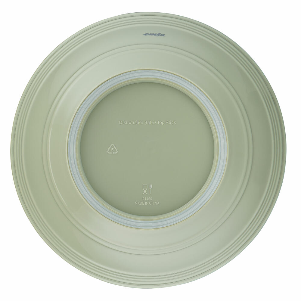 Emsa Rührschüssel Prep & Bake mit Deckel, Kunststoff, Silikon, Grün, 2.75 L, K32527