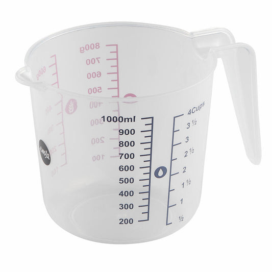 Emsa Messkanne Prep & Bake, Messbecher, PP-Kunststoff, Transparent, 1 L, K32261