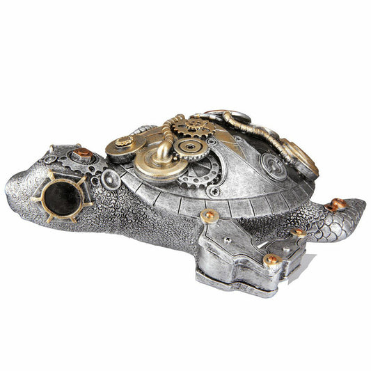 Casablanca by Gilde Poly Skulptur Steampunk Turtle, Schildkröte, Dekofigur, Dekoration, Kunstharz, 37472