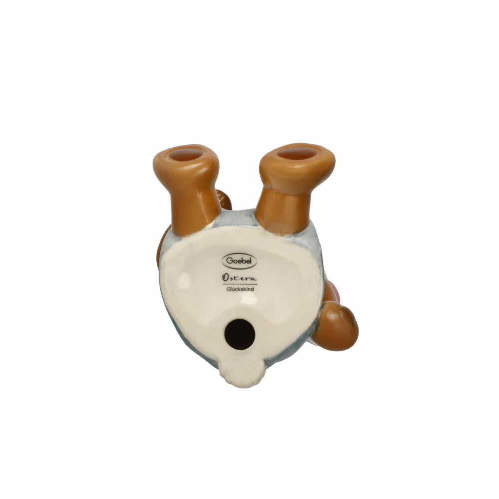 Goebel Figur Hasenmädchen Glückskind, Osterhase, Steingut, Bunt, 10.5 cm, 66846071