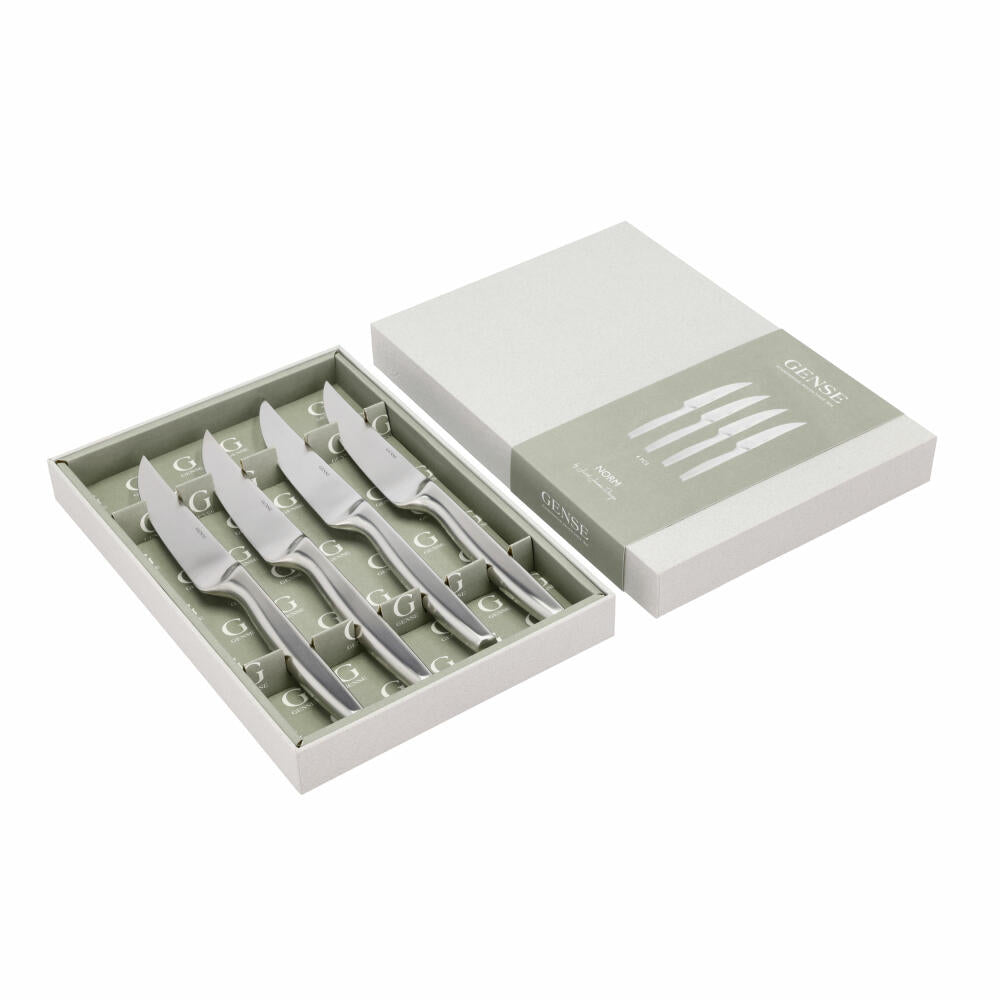 Gense Steakmesser Norm 4er Set, Fleischmesser, 18/10 Stahl, 26917