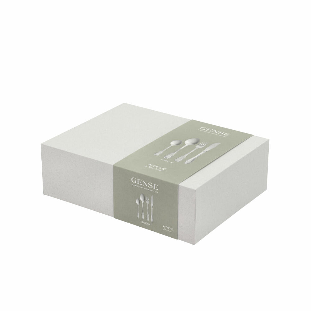 Gense Besteck-Set Attaché 16-tlg., Messer, Gabeln, Löffel, 18/8 Edelstahl, 20690