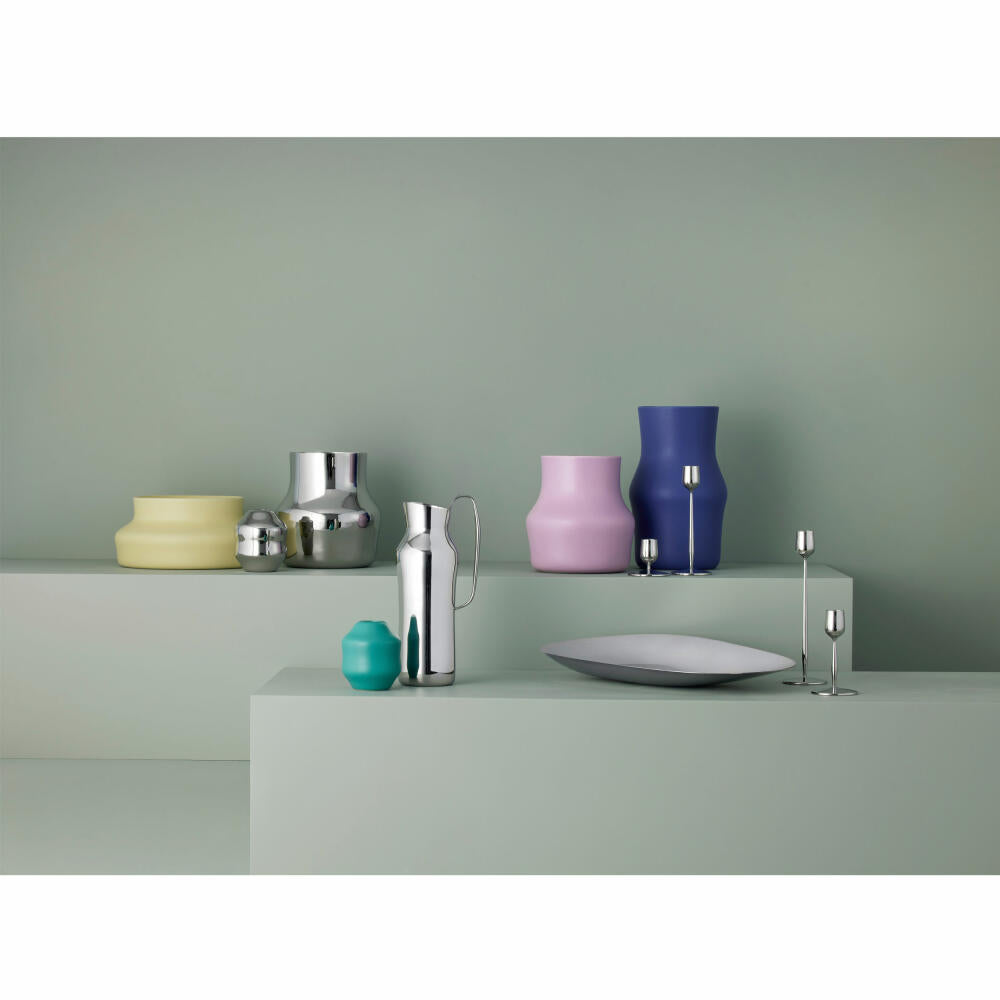 Gense Vase Dorotea Iris Blue, Dekovase, Blumenvase, Keramik, 17 x 28 cm, 30081