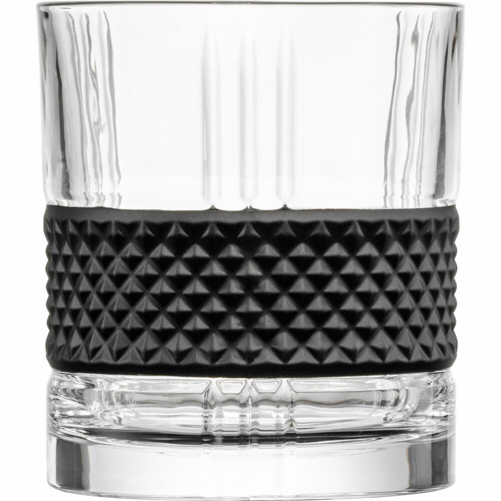 Eisch Whisky Set Glen, 3-tlg., Whiskygläser, Karaffe, Whiskybecher, Kristallglas, Schwarz, 78884598