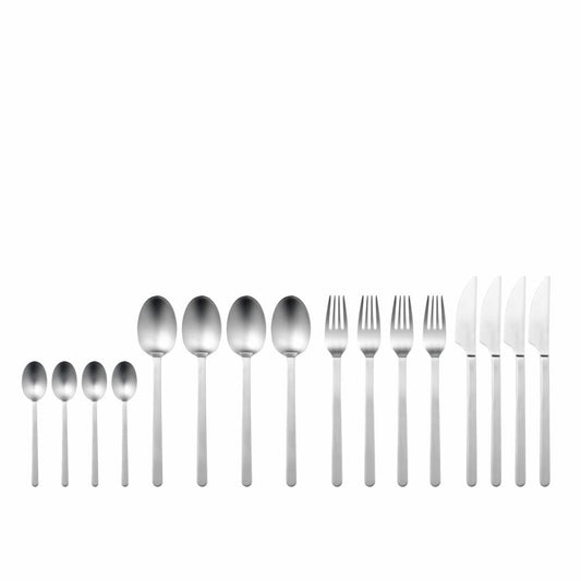Gense Besteck-Set Norm 16-tlg., Messer, Gabeln, Löffel, 18/10 Stahl, 26914